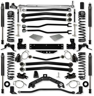 4.5 Inch Adventure X2 Long-Arm Suspension System For Jeep Wrangler JKU With IFP Shocks Rock Krawler