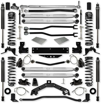 4.5 Inch Adventure X2 Pro Elite Long-Arm Suspension System For Jeep Wrangler JKU With IFP Shocks Rock Krawler