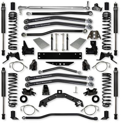 4.5 Inch X-Factor X2 Long-Arm Suspension System for Jeep Wrangler JK With IFP Shocks Rock Krawler
