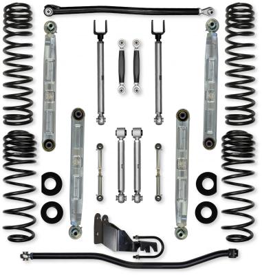 3.5 Inch X-Factor Pro Elite No Limits Mid-Arm System for Jeep Wrangler JLU Diesel Models With No Shocks Rock Krawler