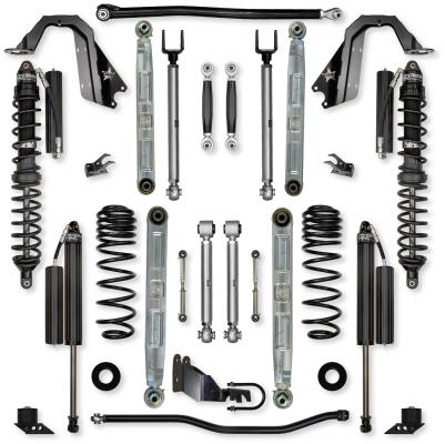 3.5 Inch X-Factor Pro Elite Coilover No Limits Mid-Arm Suspension System for Jeep Wrangler JLU 4XE Models Comp Stage 1 Rock Krawler