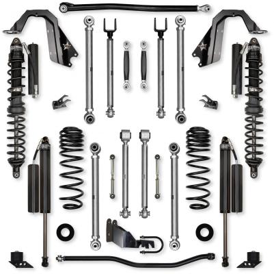 3.5 Inch X-Factor PRO Coilover No Limits Mid-Arm Suspension System for Jeep Wrangler JLU Gas Models Comp Stage 1 Rock Krawler