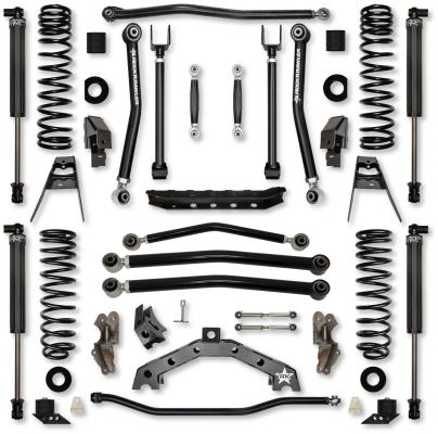 3.5 Inch T-REX No Limits Suspension System for Jeep Wrangler JL Gas Models With IFP Shocks Rock Krawler