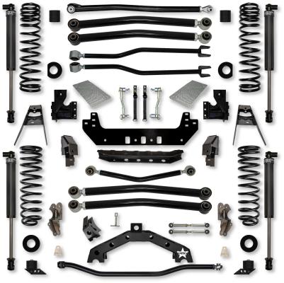 4.5 Inch Adventure X2 Long-Arm Suspension System for Jeep Wrangler JLU Gas Models With IFP Shocks Rock Krawler