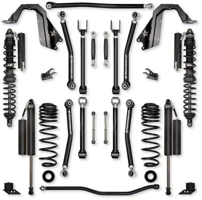 4.5 Inch Adventure X Coilover No Limits Mid-Arm Suspension System for Jeep Wrangler JLU 392 Models Comp Stage 1 Rock Krawler