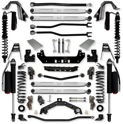 4.5 Inch Adventure X2 Pro Elite Coilover Long-Arm Suspension System for Jeep Wrangler JLU Diesel Models Comp System Stage 2 Rock Krawler