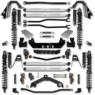 4.5 Inch Adventure X2 Pro Elite Coilover No Limits Long-Arm Suspension System for Jeep Wrangler JLU 392 Models Trail Runner System Stage 1 Rock Krawler