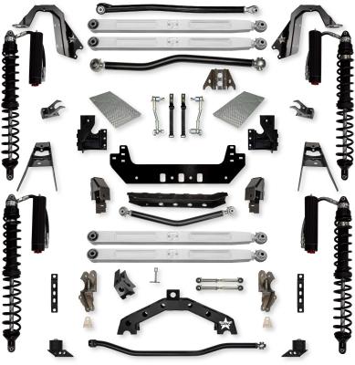 4.5 Inch X-Factor X2 Pro Elite Coilover Long-Arm Suspension System for Jeep Wrangler JLU Diesel Models Trail Runner System Stage 2 Rock Krawler