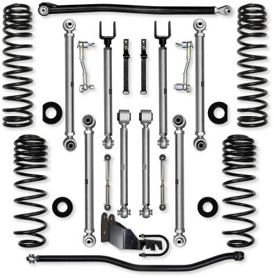 4.5 Inch X-Factor PRO Mid-Arm System for Jeep Wrangler JLU 4XE Models With No Shocks Rock Krawler