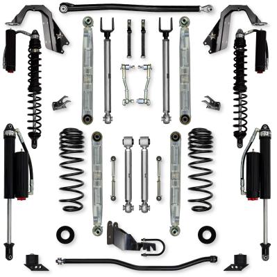 4.5 Inch X-Factor Pro Elite Coilover Mid-Arm System for Jeep Wrangler JLU Diesel Models Comp System Stage 2 Rock Krawler