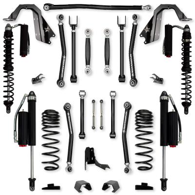 3.0 Inch Adventure X Coilover No Limits Mid-Arm Suspension System for Jeep Gladiator JT Diesel Models Comp System Stage 2 Rock Krawler