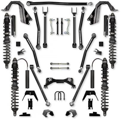 3.0 Inch Adventure X Pro Coilover Mid-Arm Suspension System for Jeep Gladiator JT Gas Models Trail Runner System Stage 1 Rock Krawler