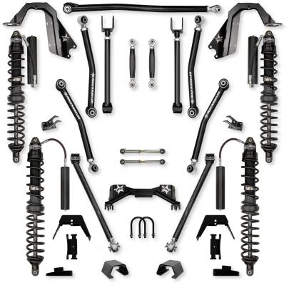 3.0 Inch Adventure X Pro Coilover No Limits Mid-Arm Suspension System for Jeep Gladiator JT Gas Models Trail Runner System Stage 1 Rock Krawler