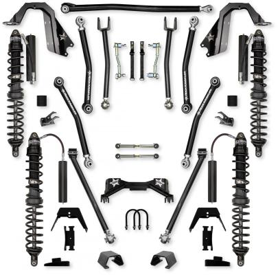 3.0 Inch Pro X Coilover Mid-Arm Suspension System for Jeep Gladiator JT Gas Models Trail Runner System Stage 1 Rock Krawler