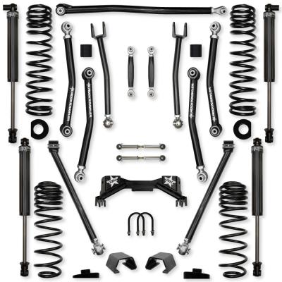 3.0 Inch Pro X No Limits Mid-Arm Suspension System for Jeep Gladiator JT Gas Models With IFP Shocks Rock Krawler