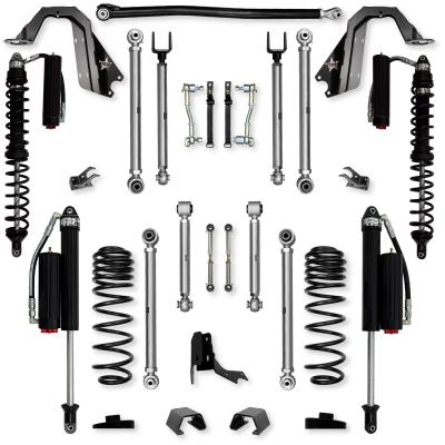 3.0 Inch X-Factor PRO Coilover Mid-Arm Suspension System for Jeep Gladiator JT Diesel Models Comp System Stage 2 Rock Krawler