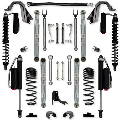 3.0 Inch X-Factor Pro Elite Coilover Mid-Arm Suspension System for Jeep Gladiator JT Diesel Models Comp System Stage 2 Rock Krawler