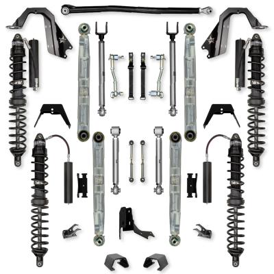 3.0 Inch X-Factor Pro Elite Coilover Mid-Arm Suspension System for Jeep Gladiator JT Diesel Models Trail Runner System Stage 1 Rock Krawler