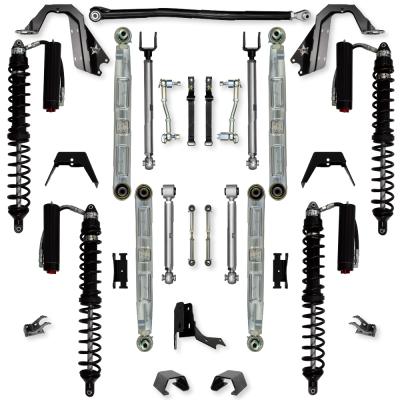 3.0 Inch X-Factor Pro Elite Coilover Mid-Arm Suspension System for Jeep Gladiator JT Diesel Models Trail Runner System Stage 2 Rock Krawler