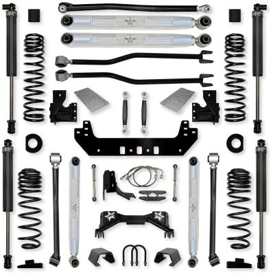 4.5 Inch Silverback Pro Elite No Limits Long-Arm Suspension System for Jeep Gladiator Gas Models With IFP Shocks Rock Krawler