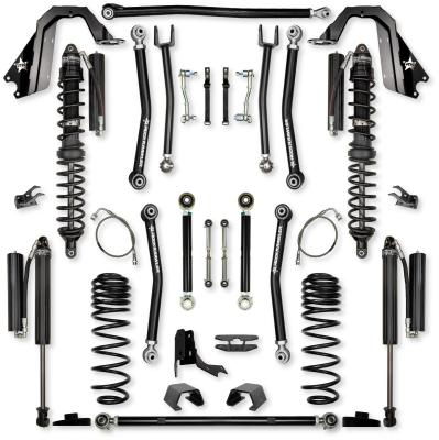 4.5 Inch X-Factor Coilover Mid-Arm Suspension System for Jeep Gladiator JT Gas Models Comp Stage 1 Rock Krawler