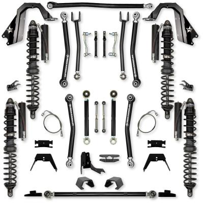 4.5 Inch X-Factor Coilover Mid-Arm Suspension System for Jeep Gladiator JT Diesel Models Trail Runner System Stage 1 Rock Krawler