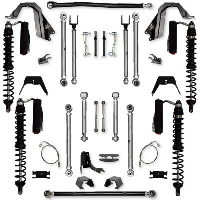 4.5 Inch X-Factor PRO Coilover Mid-Arm Suspension System for Jeep Gladiator JT Gas Models Trail Runner System Stage 2 Rock Krawler