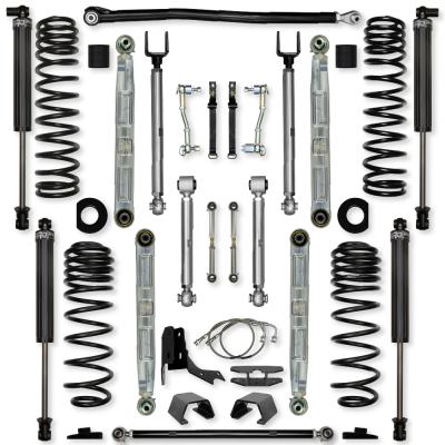4.5 Inch X-Factor Pro Elite Mid-Arm Suspension System for Jeep Gladiator JT Diesel Models With IFP Shocks Rock Krawler
