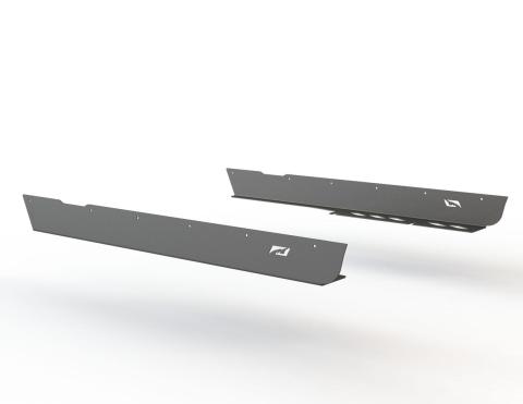 Full Length Rocker Guards for Jeep LJ Unlimited - Notched for Motobilt TJ/LJ Front Fenders Motobilt