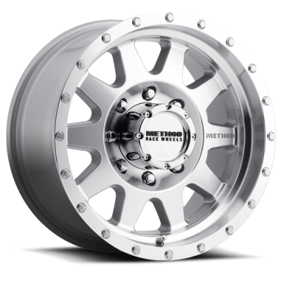 Aluminum Wheels 18x9 The Standard MR301 Bolt Pattern 8 On 180 Offset 18 Lip Size 2.68 Machined SL Clear Coat Method
