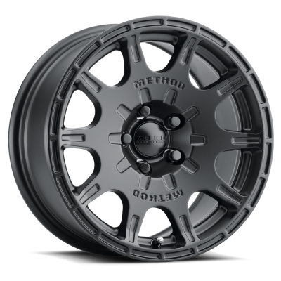 Aluminum Wheels 15x7 Rally VT-Spec MR502 Bolt Pattern 5 On 100 Offset 15 Lip Size 0 Matte Black MB Method