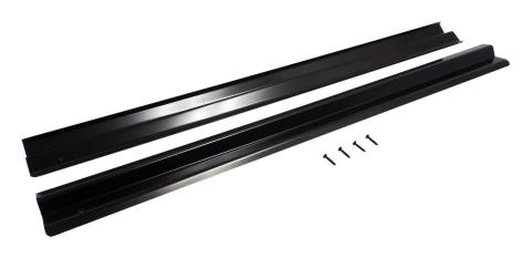 Gloss Black Powder Coated Stainless Steel Entry Guard Set for Jeep TJ Wrangler RT Off Road