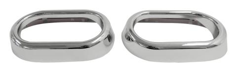 Door Handle Accents for 07-10 Jeep JK Wrangler, Set of 2, Plastic, Chrome Finish RT Off Road