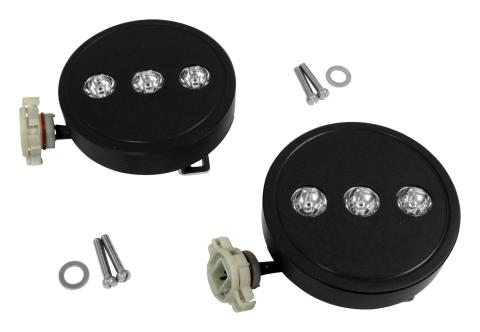 LED Fog Lamp Kit with H16 Connector for 2010-2018 Jeep JK Wrangler RT Off Road
