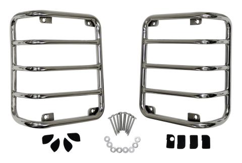 Tail Light Guard 2007-2018 JK Wrangler Stainless Steel RT Off Road