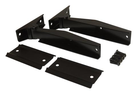 Tailgate Hinge 1997-2006 TJ Wrangler Matte Black Powder Coated 2 Hinges And Hardware RT Off Road