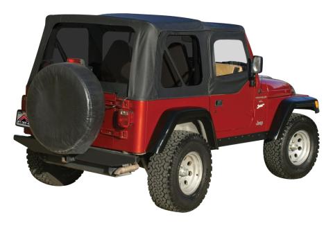 Soft Top 1997-2006 TJ Wrangler Black Diamond w/Tint RT Off Road