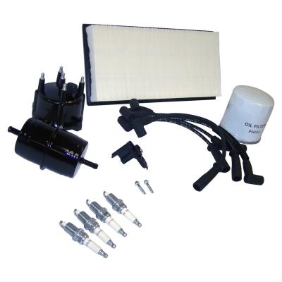 Tune Up Kit for 91-93 Jeep XJ, MJ w/ 2.5L Engine, w/ Standard Oil Filter Threads Crown Automotive