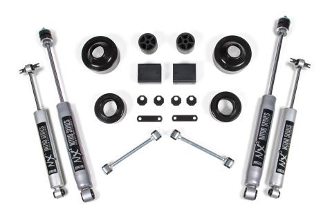 2 Inch Lift Kit Coil Spacer Jeep Wrangler JK 07-11 2-Door NX2 Nitro Shocks