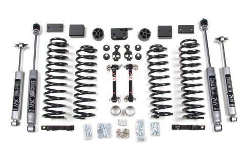 3 Inch Lift Kit Jeep Wrangler JK 12-18 4-Door Sway Bar Fixed Links NX2 Nitro Shocks