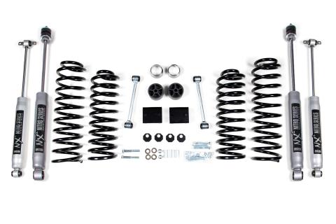 2 Inch Lift Kit Coil Spring Jeep Wrangler JK 12-18 4-Door NX2 Nitro Shocks