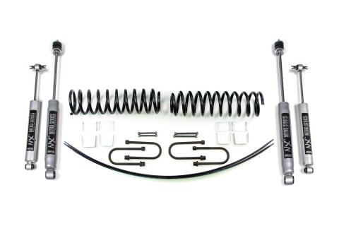 2 Inch Lift Kit Jeep Cherokee XJ 84-01 Chrysler 8.25 Rear Axle NX2 Nitro Shocks