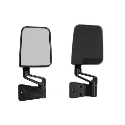 Door Mirror Kit Black Left And Right 1987-1995 Jeep Wrangler YJ And 1997-2002 Wrangler TJ OMIX