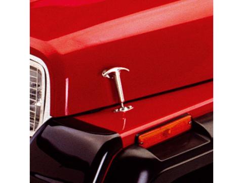 Hood Catch Kit Stainless Steel 41-95 Jeep CJ/Wrangler YJ Rugged Ridge
