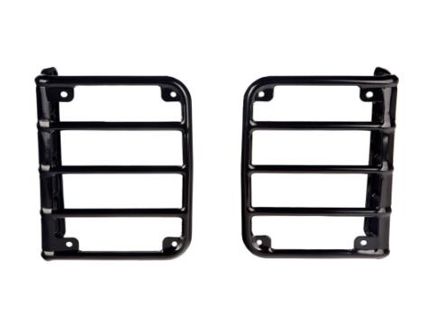 Euro Guard Kit Tail Light Black 07-18 Jeep Wrangler JK Rugged Ridge