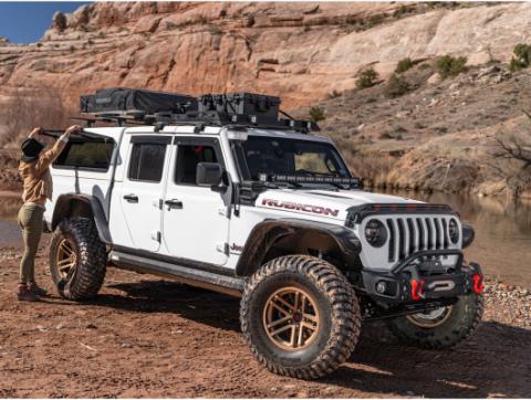 Arcus Front Bumper Set with Overrider 18-Present Jeep Jl/Jt Rugged Ridge
