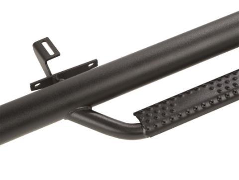 Spartan Nerf Bar Kit Textured Black 07-18 Jeep Wrangler JKU 4 Door Rugged Ridge
