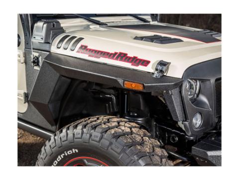 XHD Armor Fender Kit Liner 07-18 Jeep Wrangler JK 2 Door Rugged Ridge