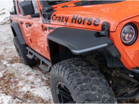 Max Terrain Fender Flare F/R Black Jeep Rugged Ridge