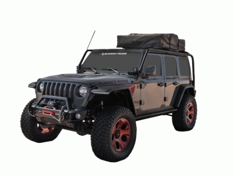 Roof Top Tent Black Universal Rugged Ridge